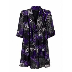 Lane Bryant Womens Sheer Tunic Blouse Size 24 Whimsigoth Fairy Grunge Romantic